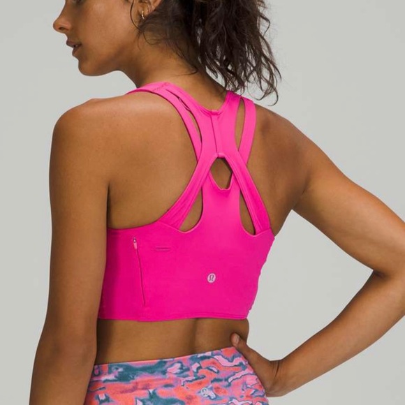 LULULEMON STASH IT BRA SONIC PINK! - Picture 2 of 4